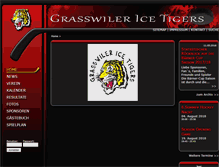 Tablet Screenshot of icetigers.ch